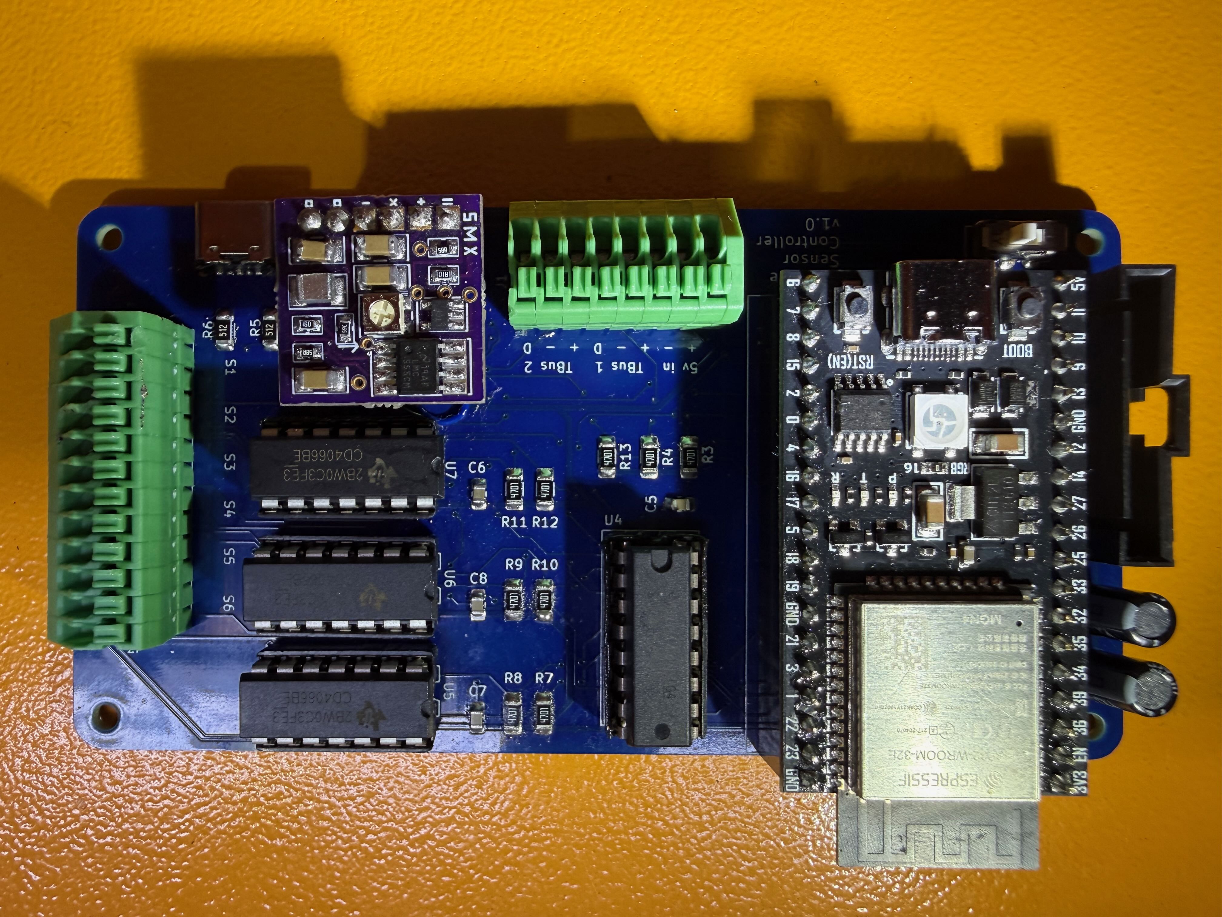 Moisture sensor hardware, from the project README