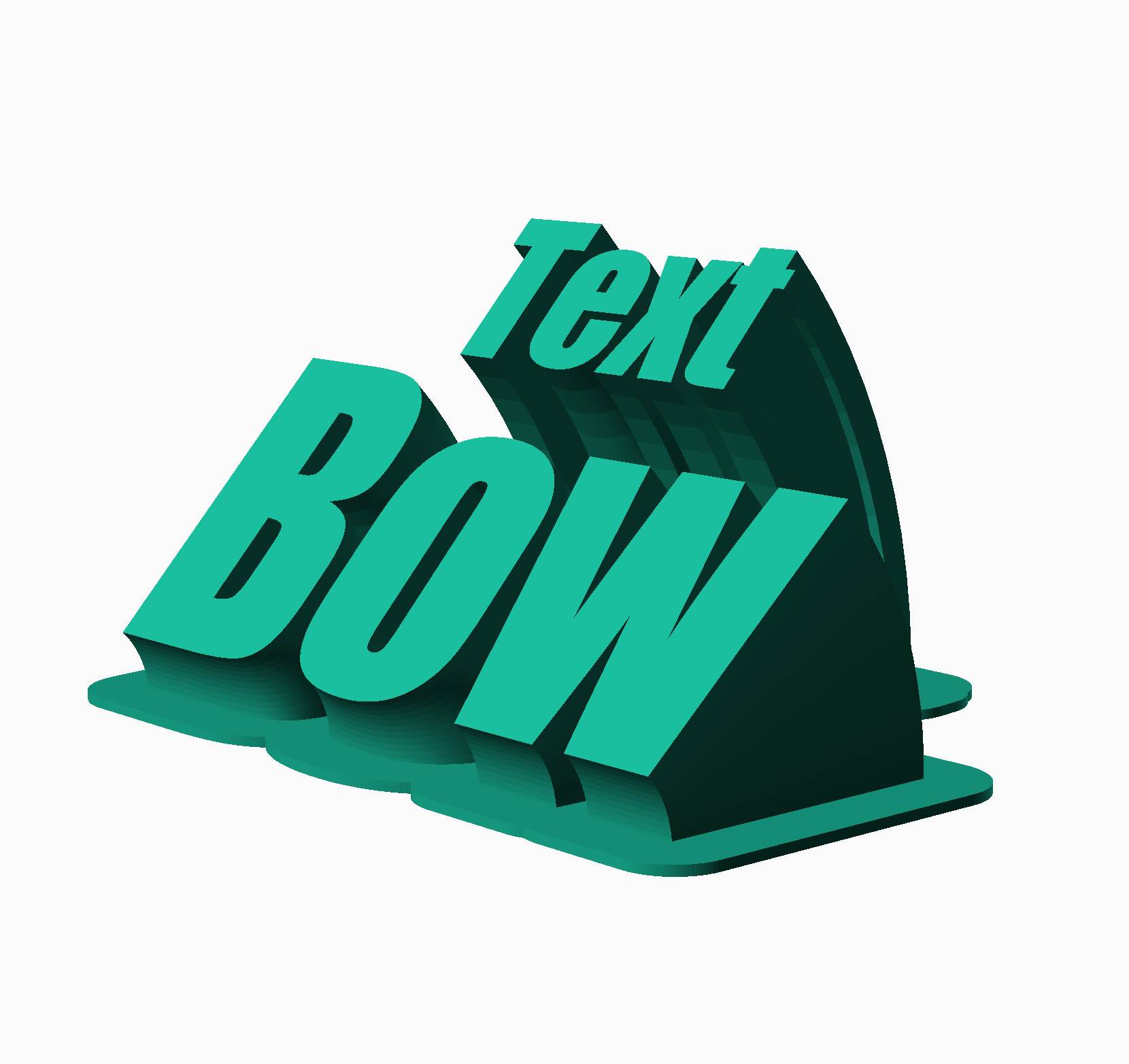 Text Bow