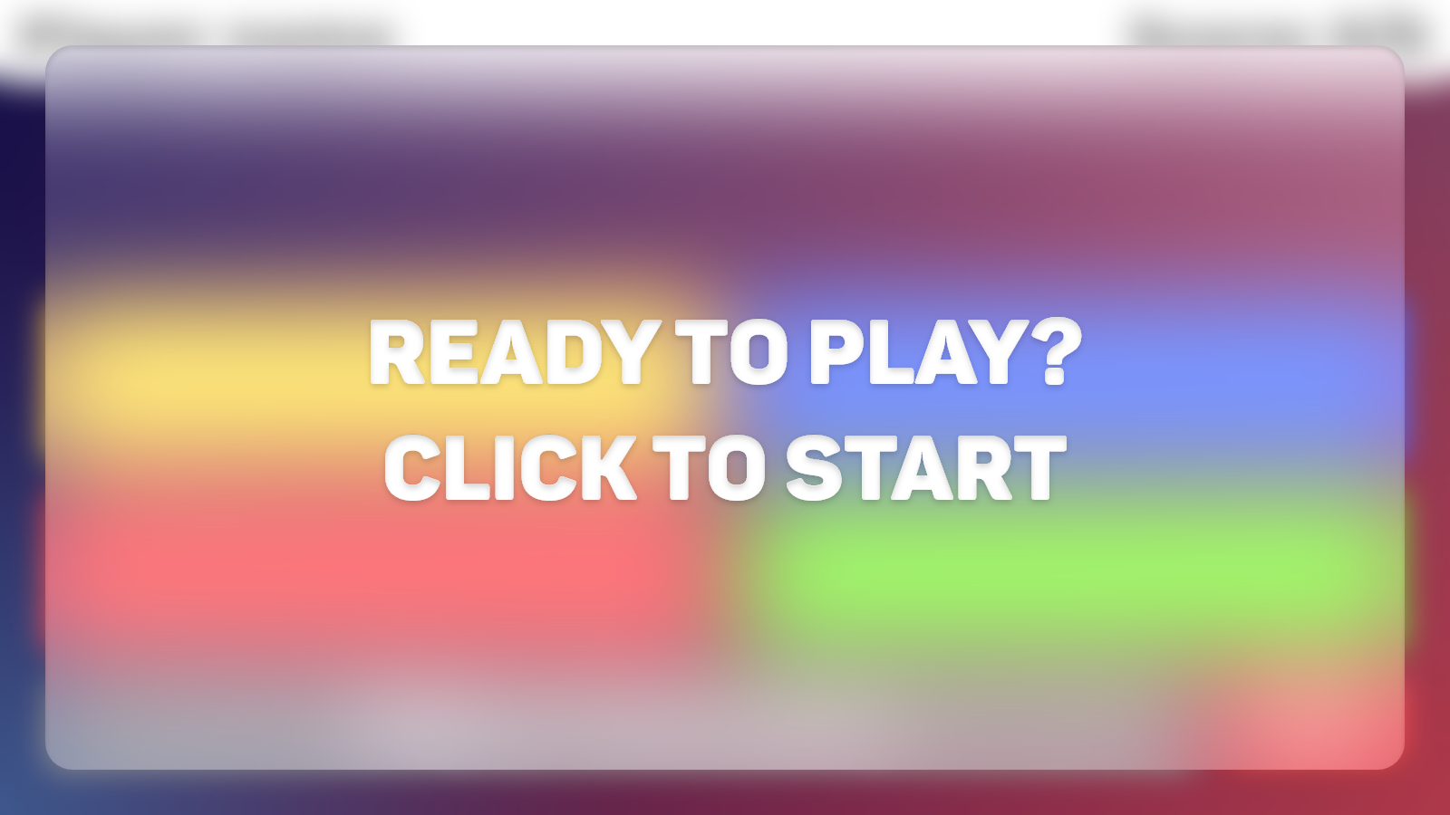 Click to play screen