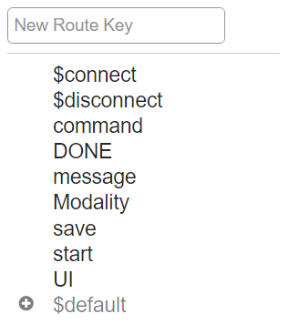 Route Keys