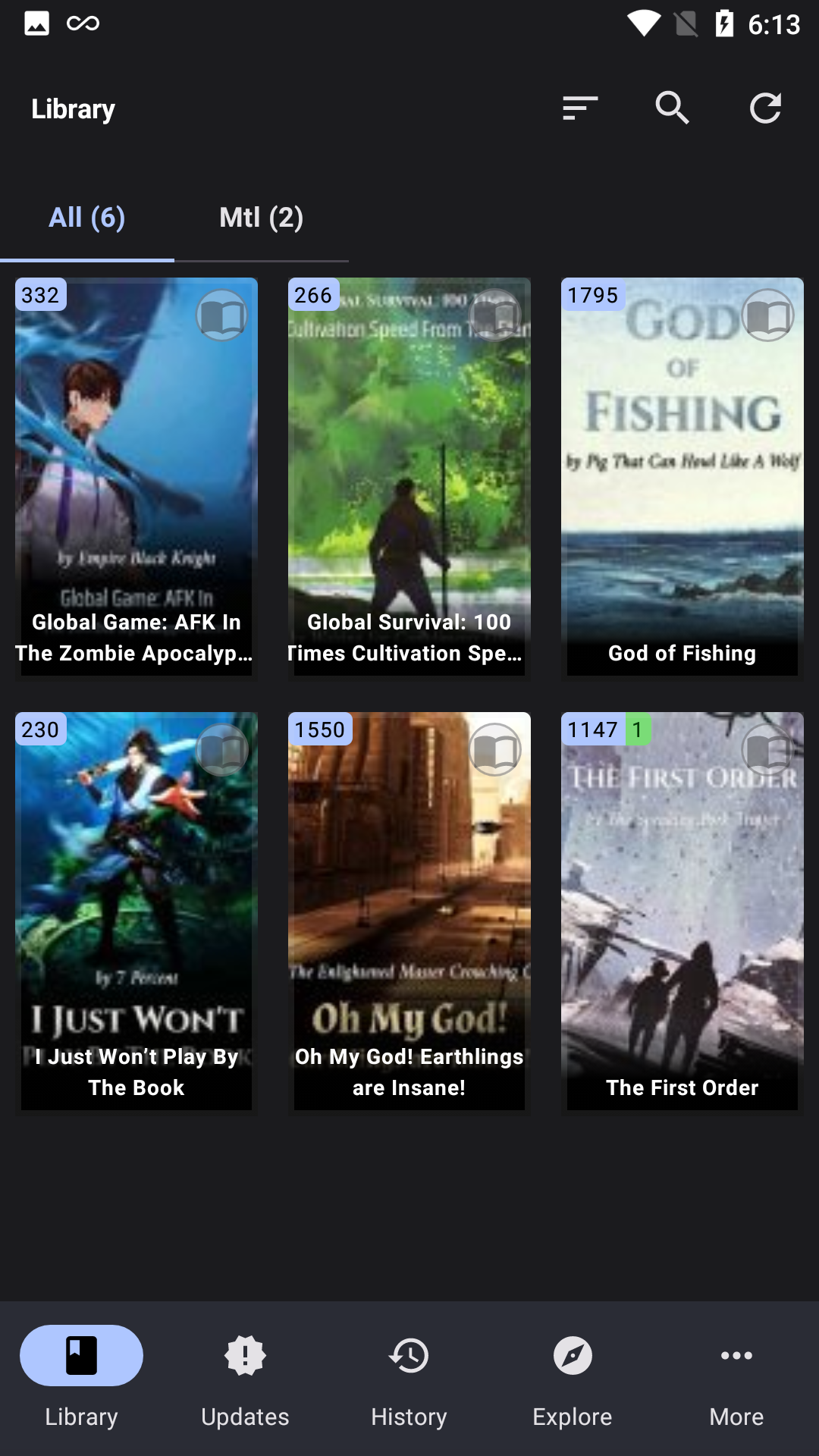 Screenshot 1 of IReader — opens full size