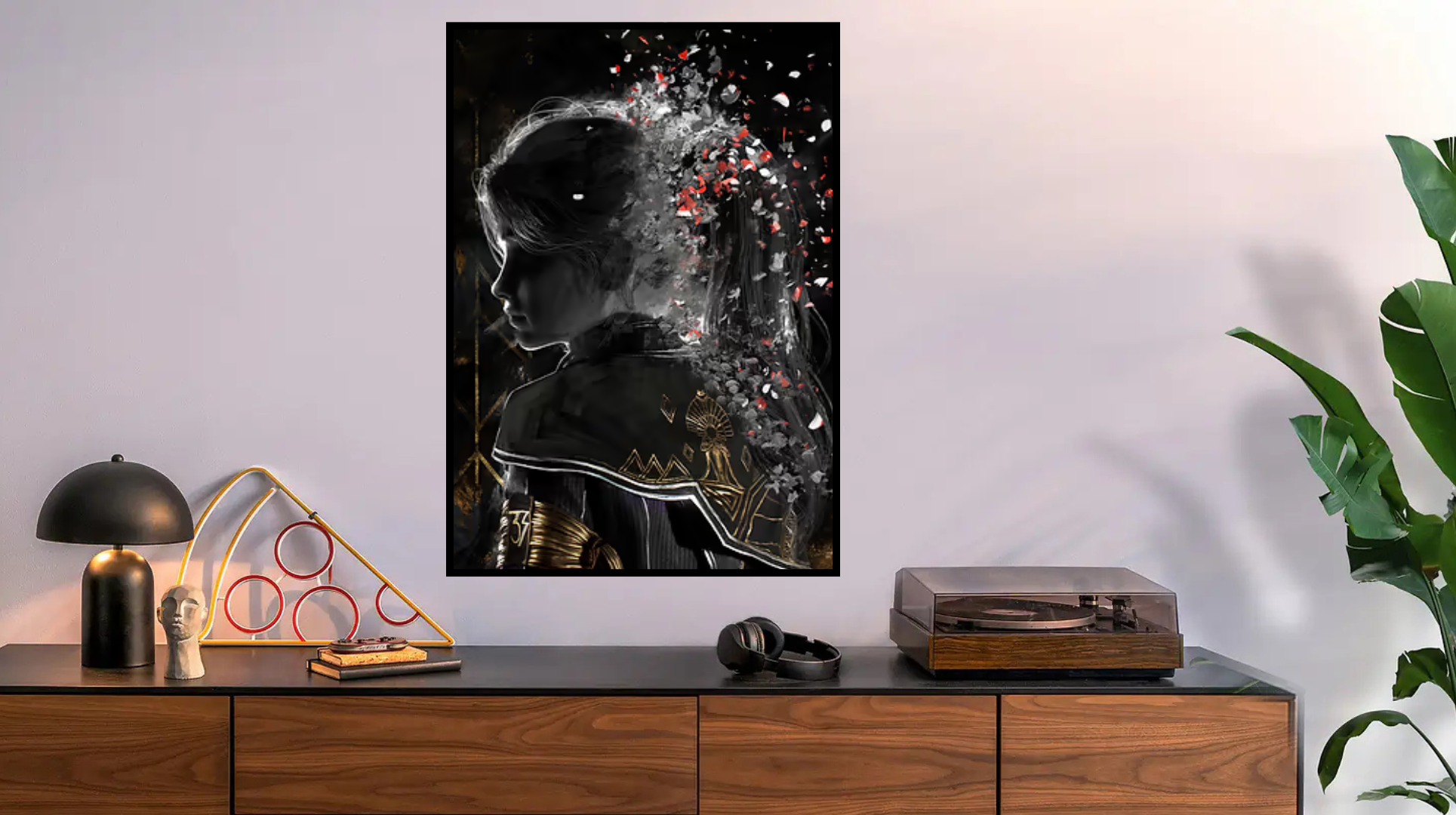 Abstract Couple Painting - Front view