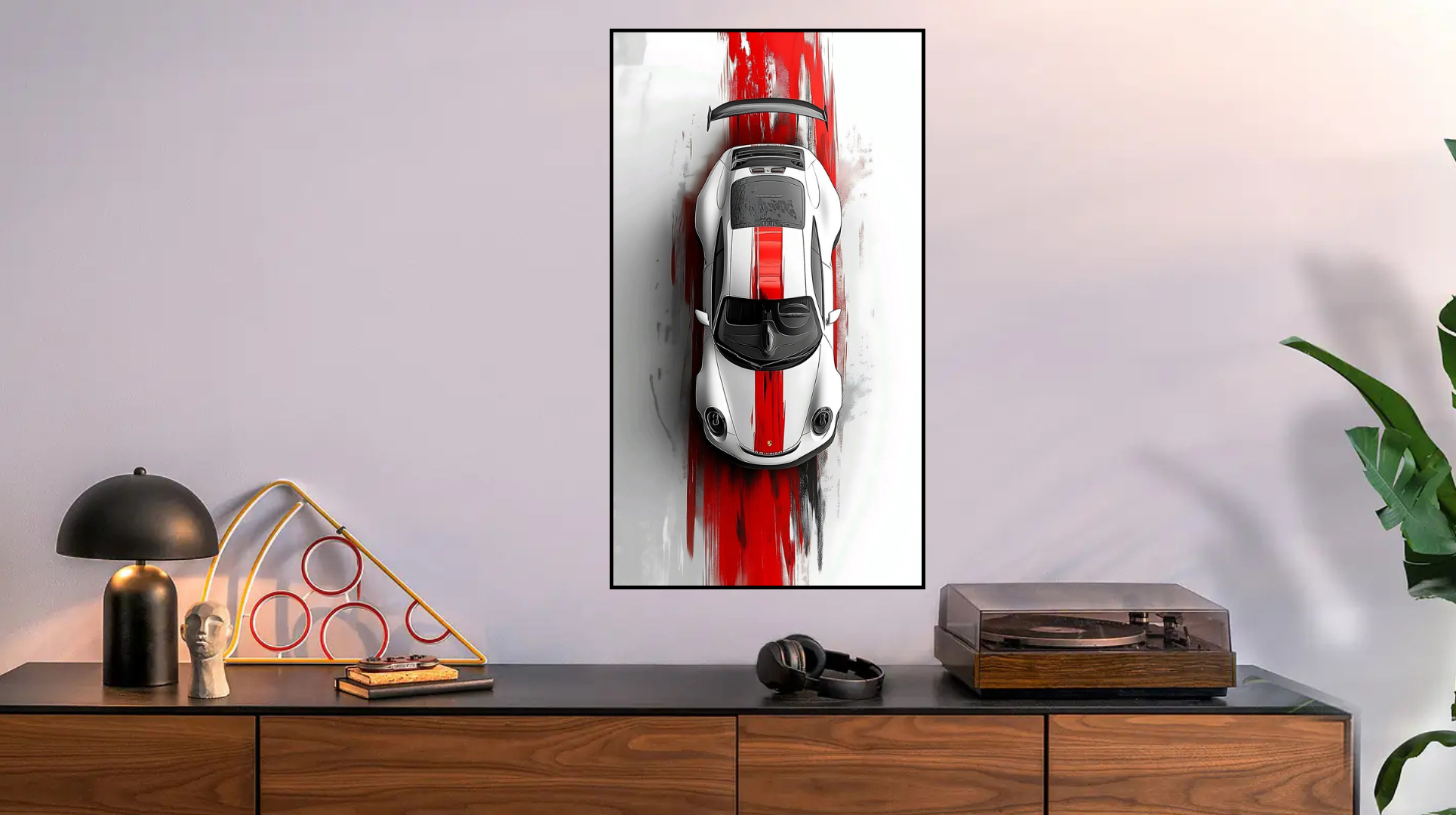 Abstract Couple Painting - Front view