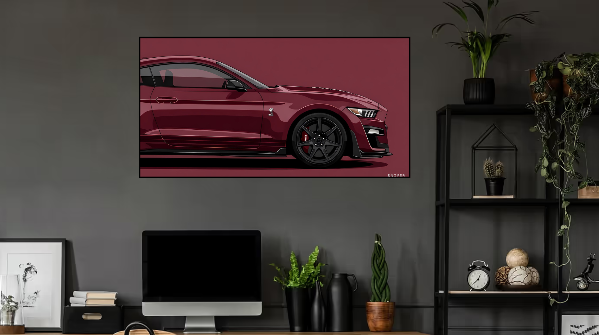 Framed view
