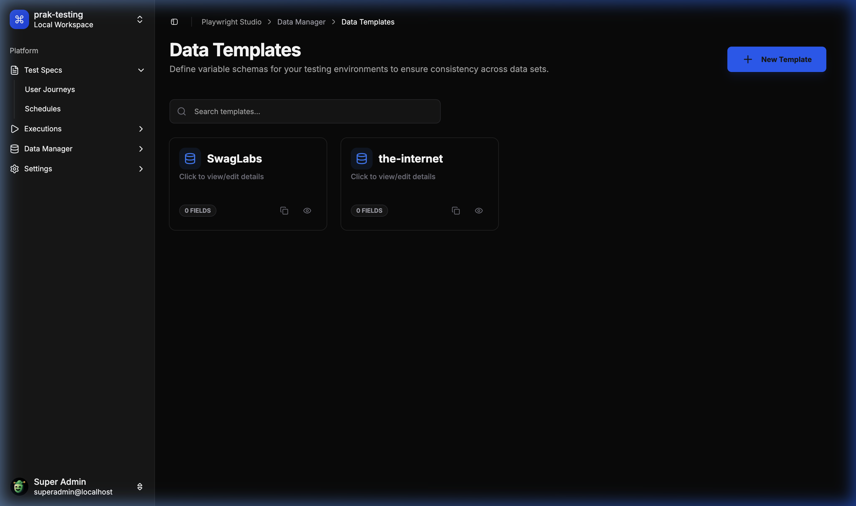 Data Templates