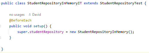 Integration Test In-Memory