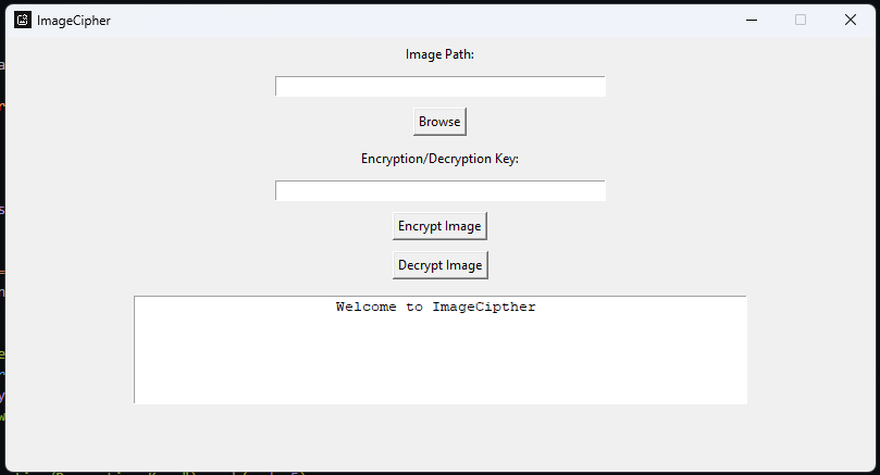 ImageCipher GUI