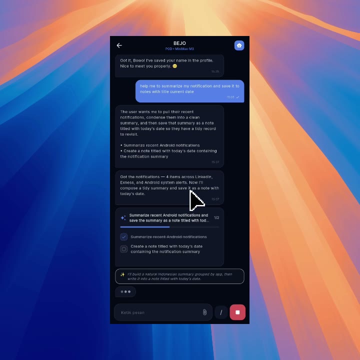 Watch the Meow Agent end-to-end runtime demo