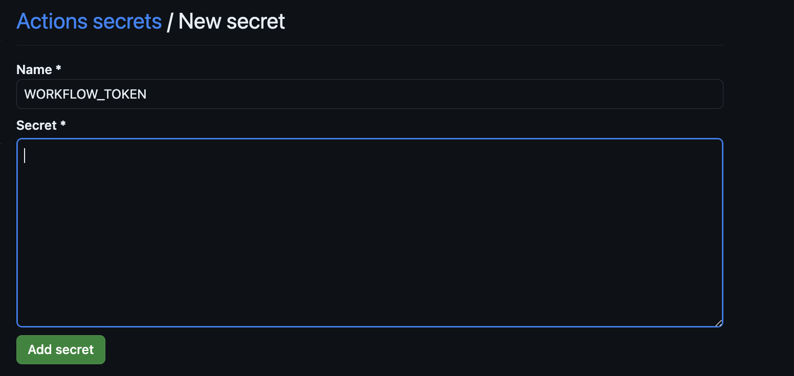 save secret key