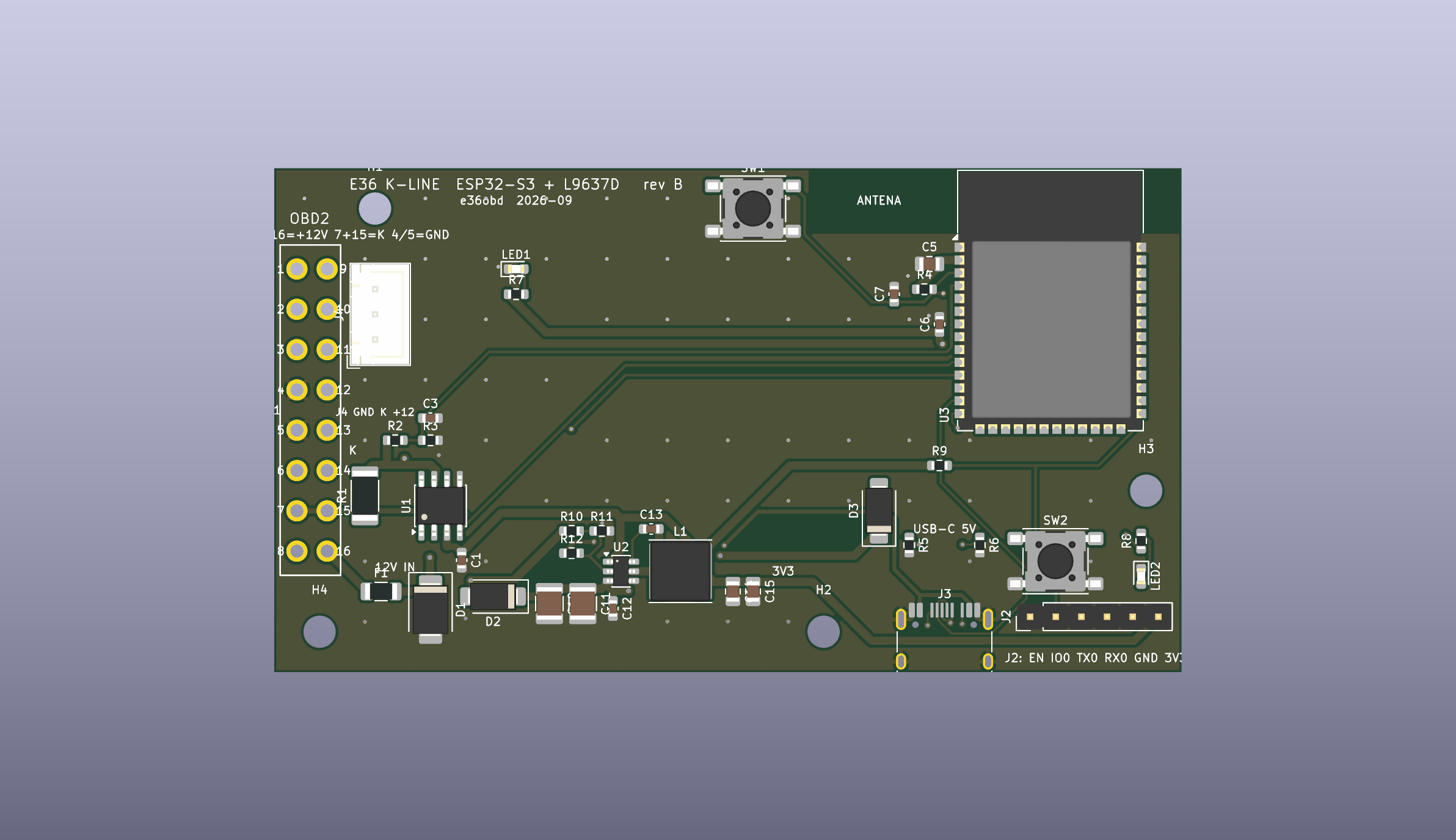 E36-kline onboard, from the project README