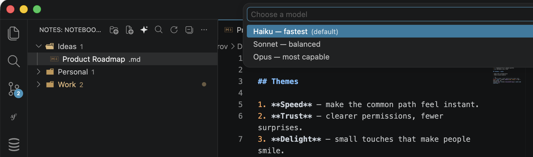 Choosing a Claude model