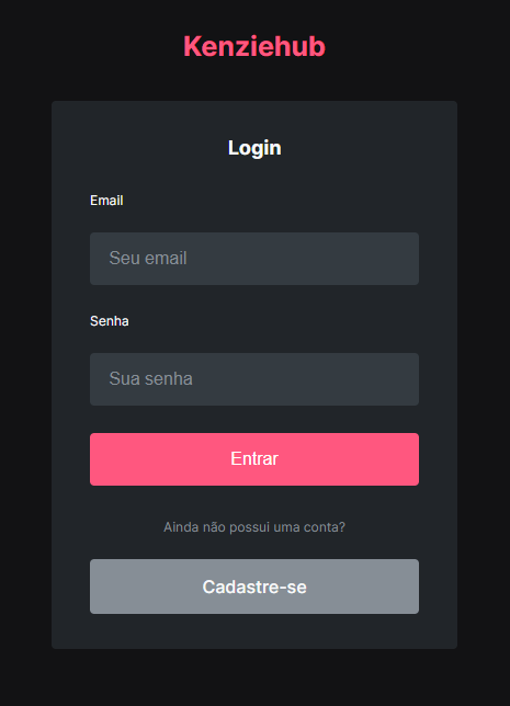 Login page form