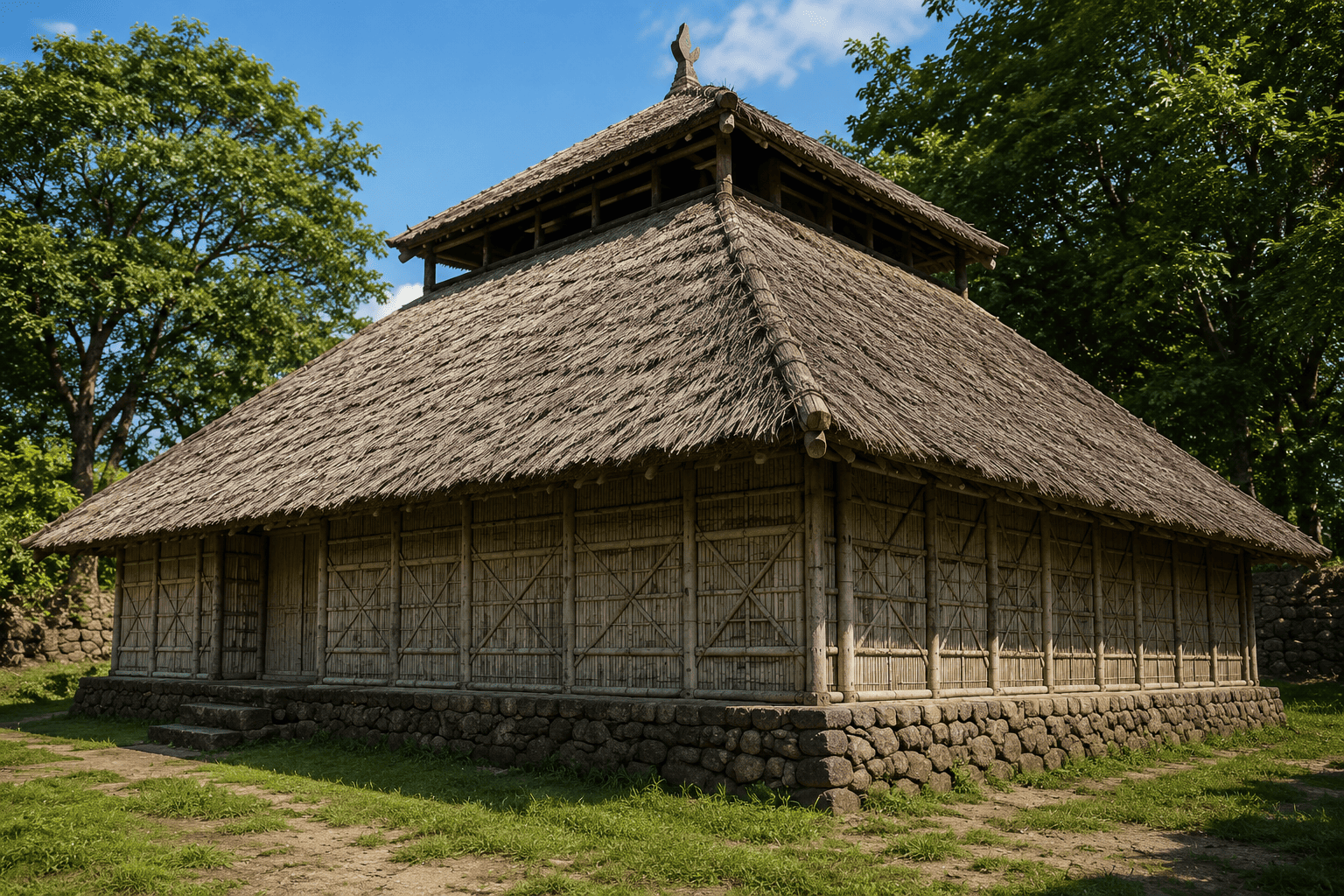 Arsitektur Atap Tiga Susun