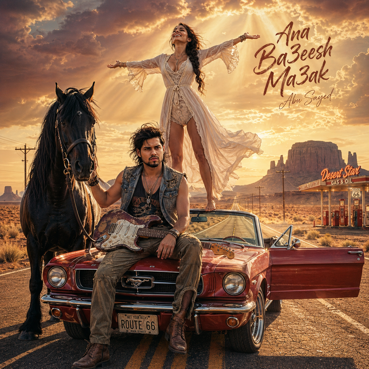 Ana Ba3eesh Ma3ak official feature image by Abu Sayed