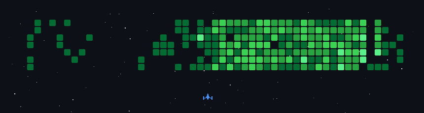 Animated Space Shooter contribution game