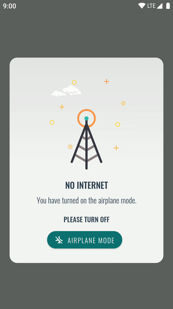 no internet connection android