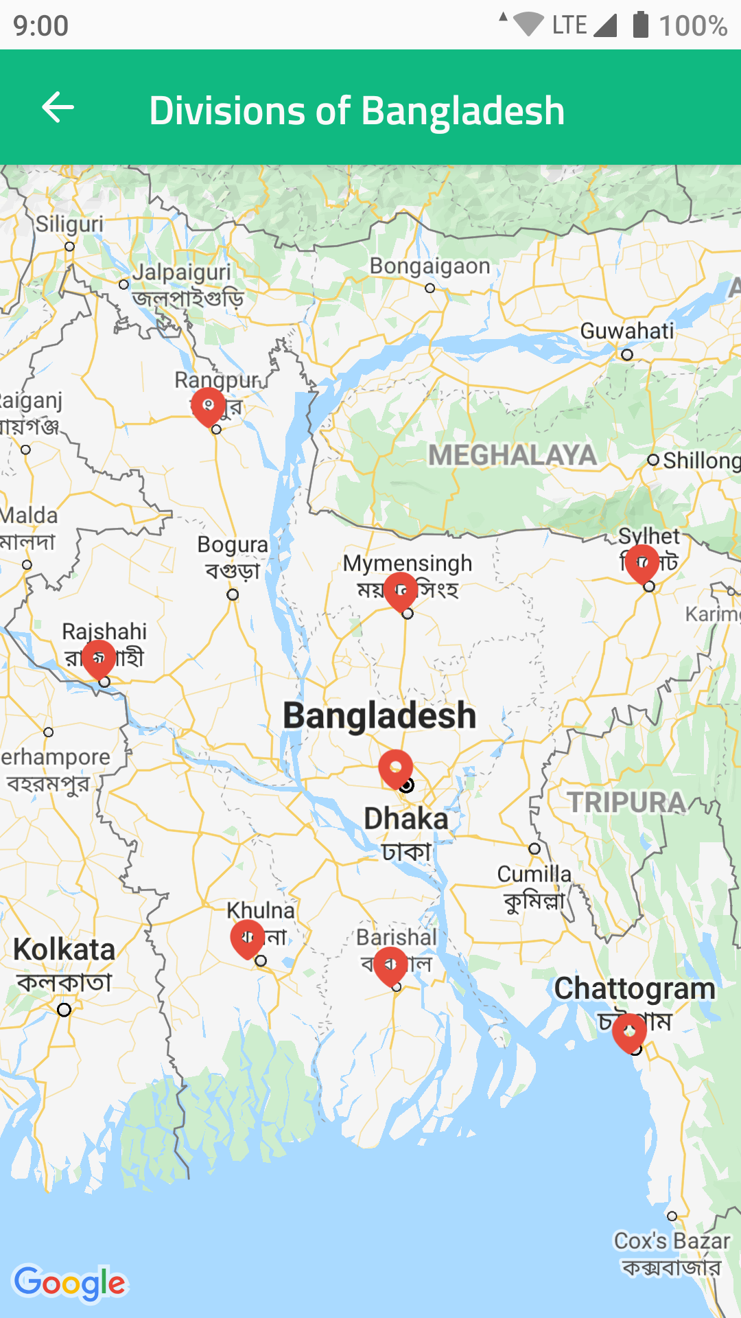 Map View