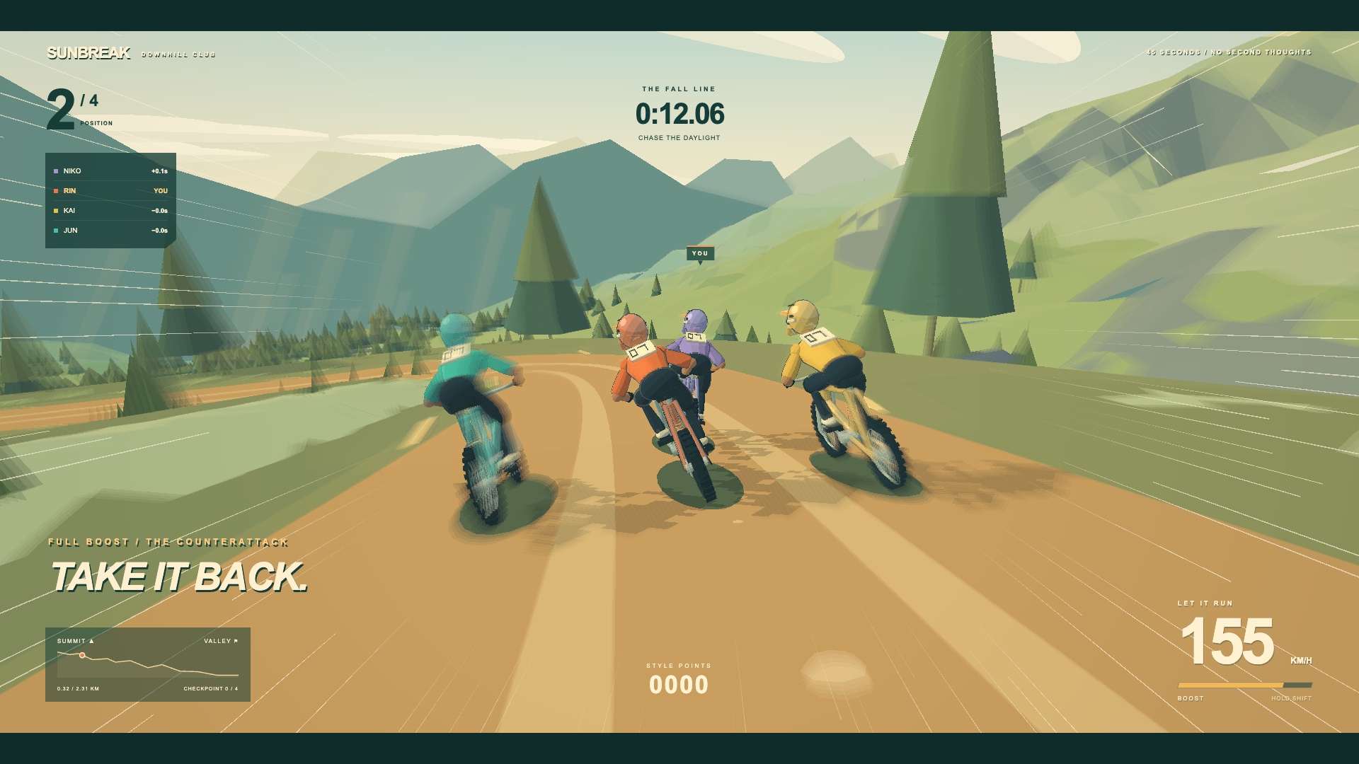 SUNBREAK — Downhill Club gameplay screenshot