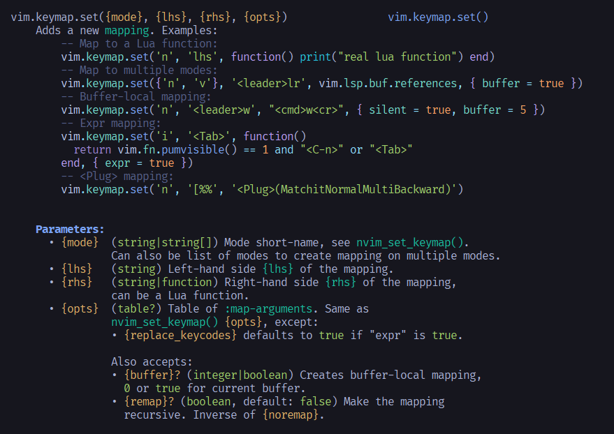 vim.keymap.set