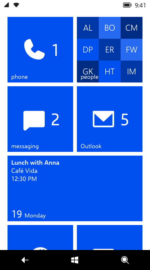 Start in the light theme with the Cobalt accent