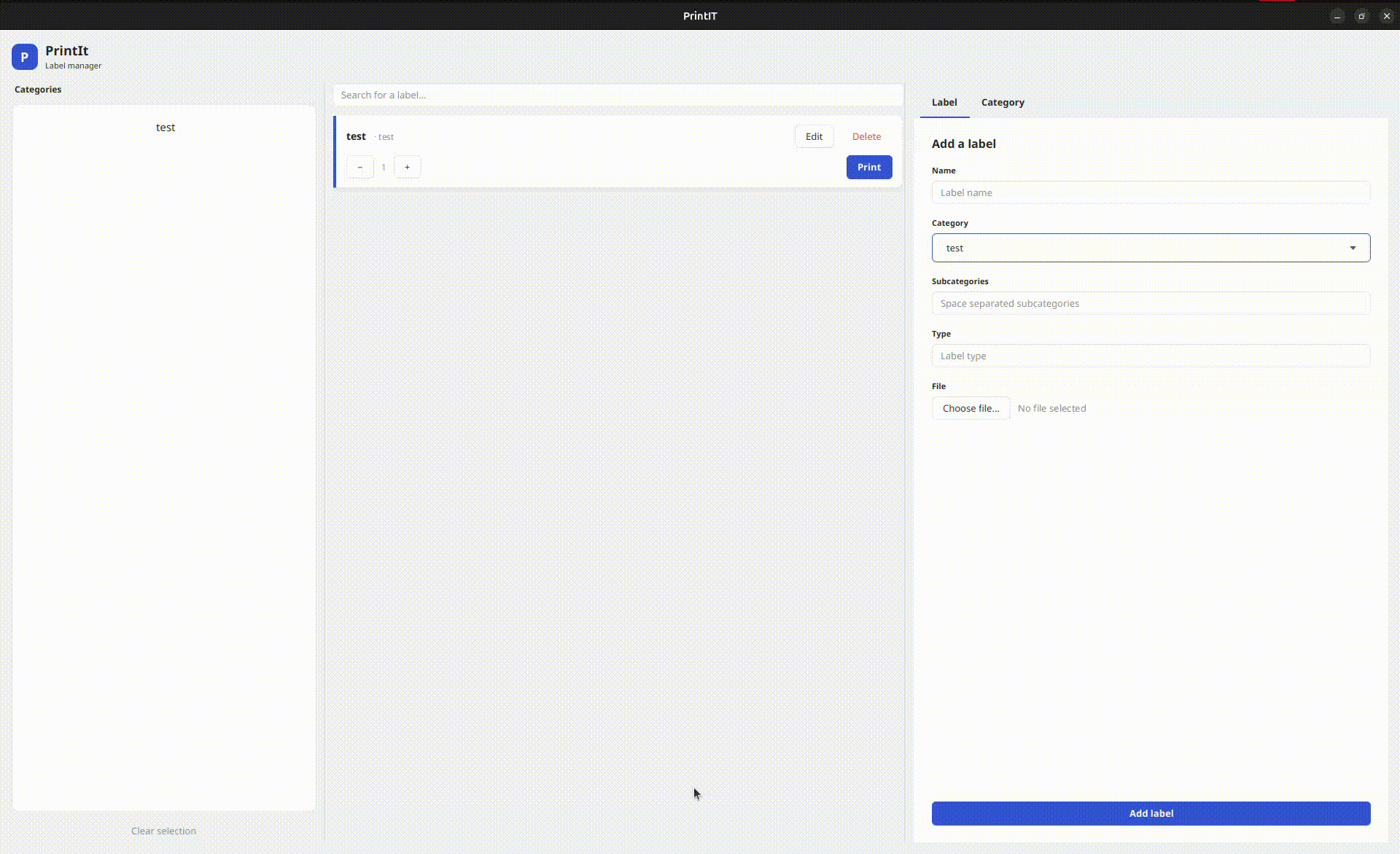 PrintIT demo