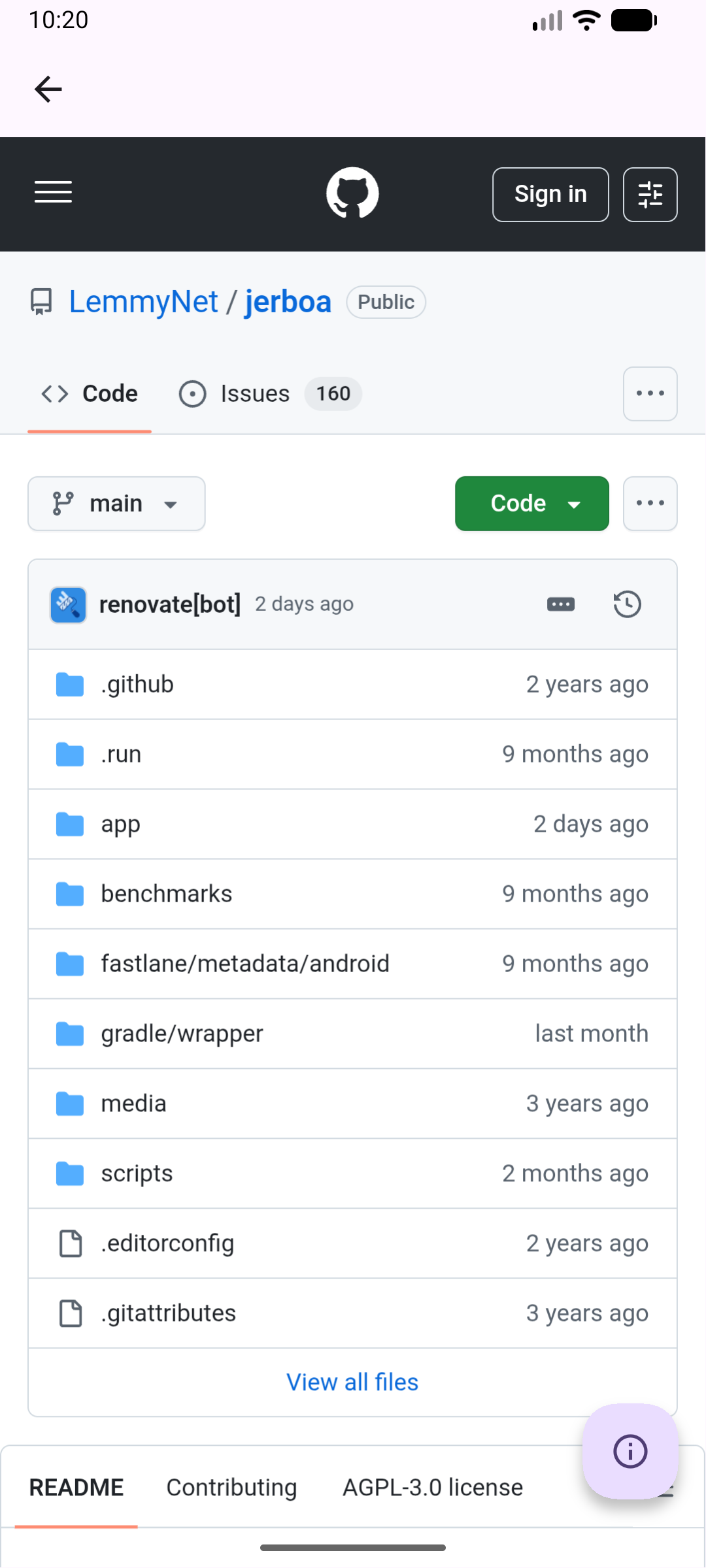 App Web View
