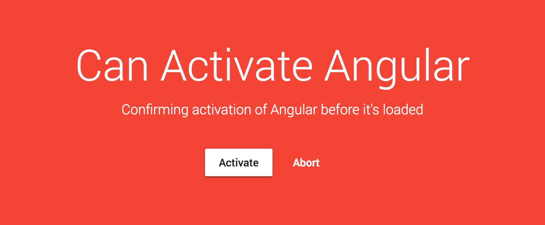 Can Activate Angular