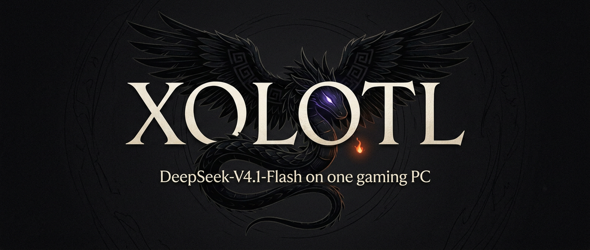 Xolotl - frontier MoE models on one gaming PC