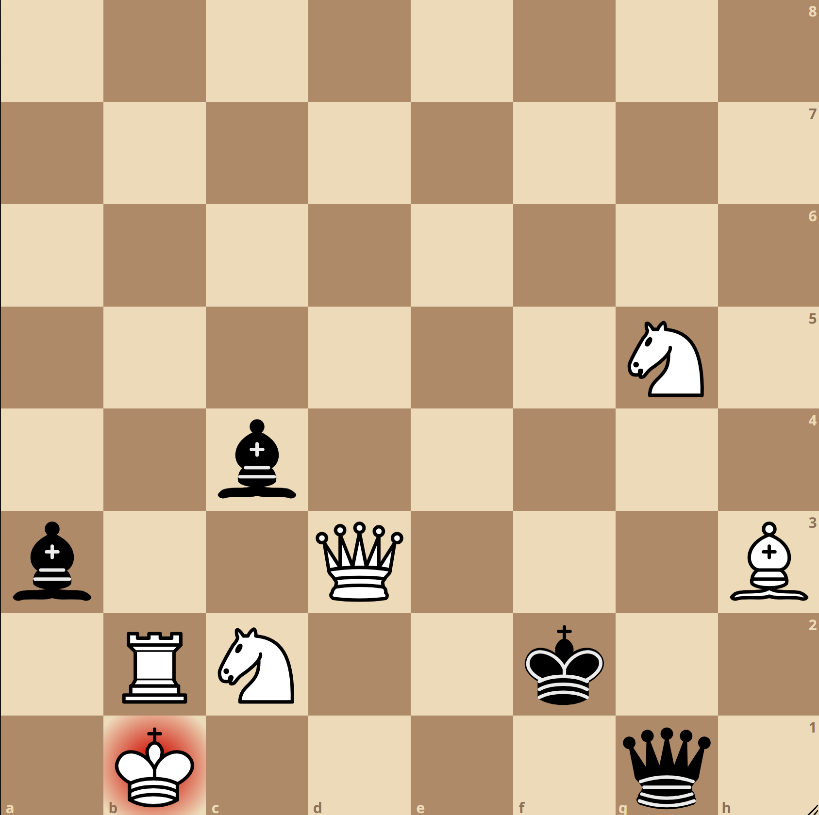 chess puzzle. while to mate in 3