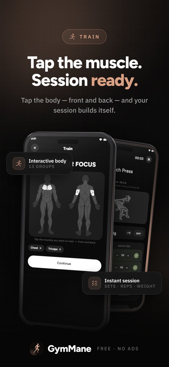 Tap the muscle, get the session