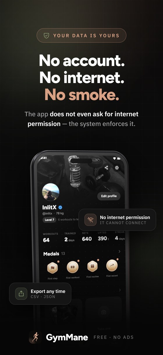 No account. No internet. No smoke.