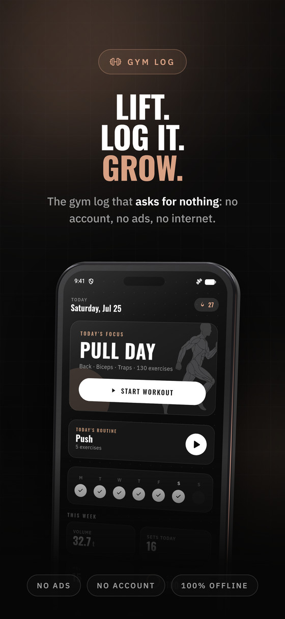 Lift. Log it. Grow.