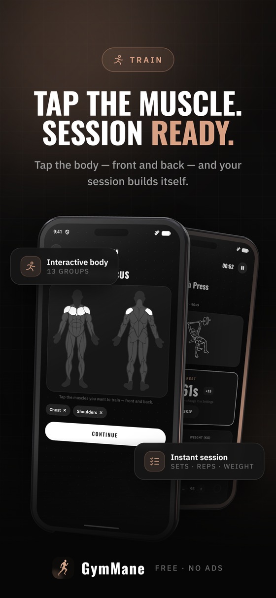 Tap the muscle, get the session
