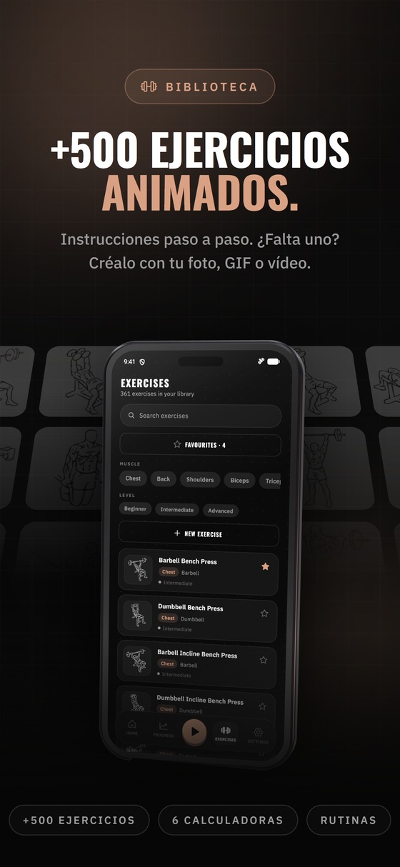 +500 ejercicios con animación