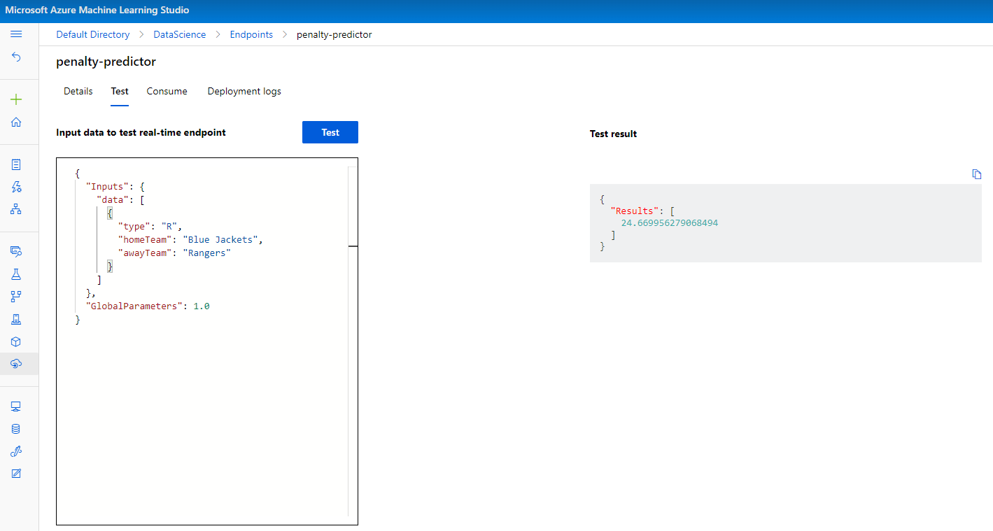 Testing the Container Instance