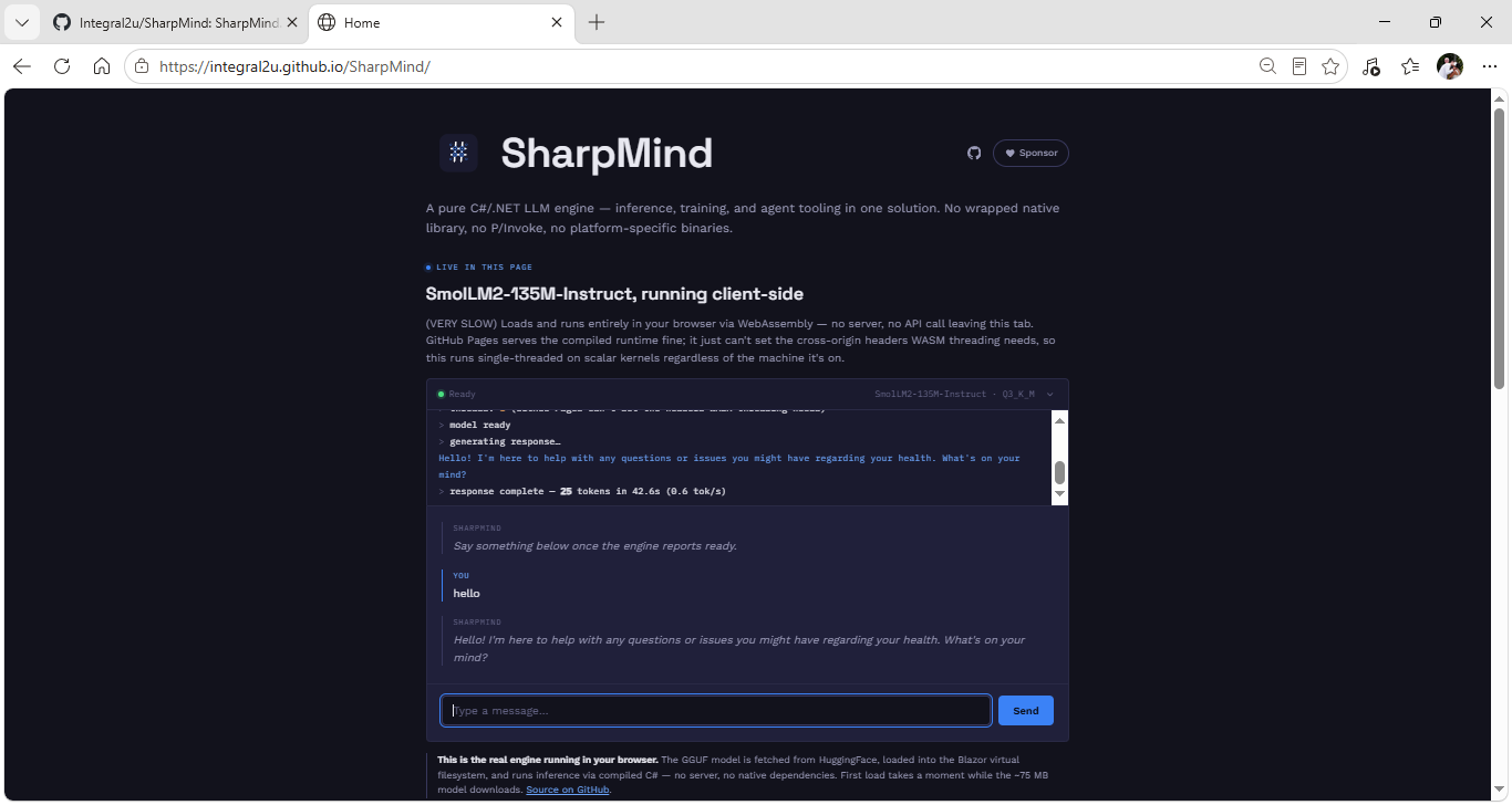 Live in-browser view