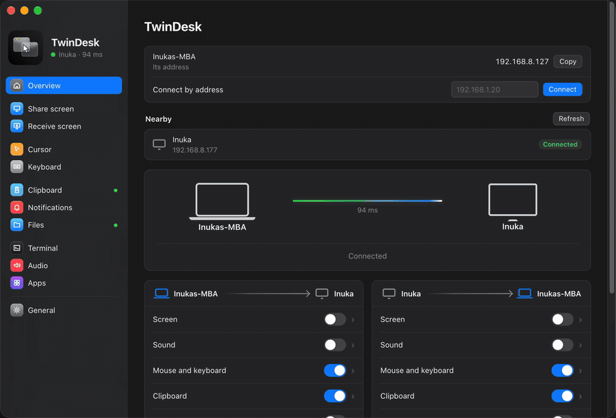 A tour of the TwinDesk window