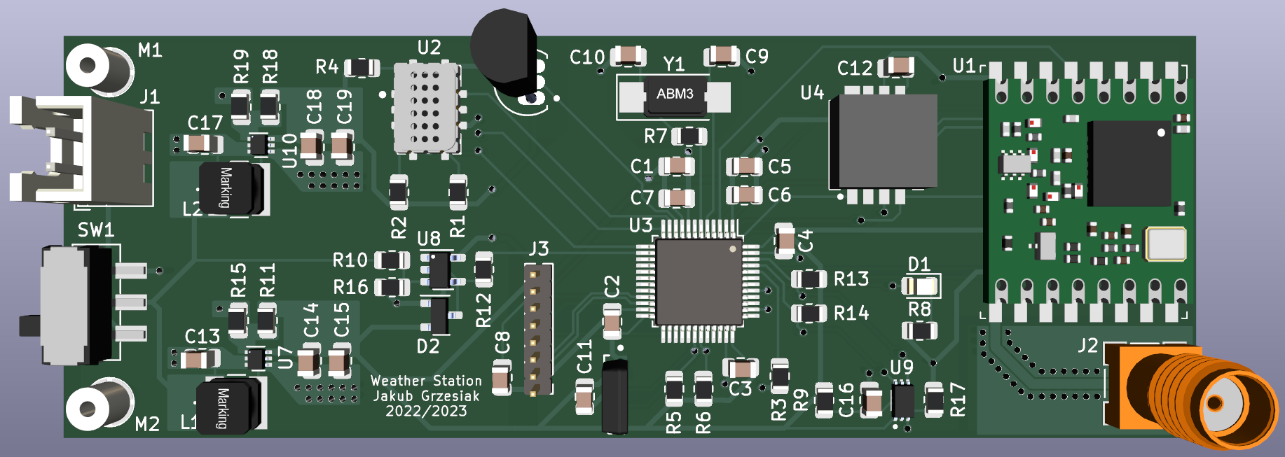 Weather station, from the project README