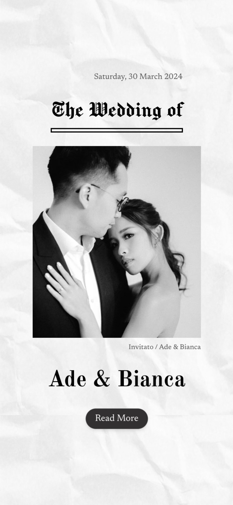 Ade + Bianca — preview 1