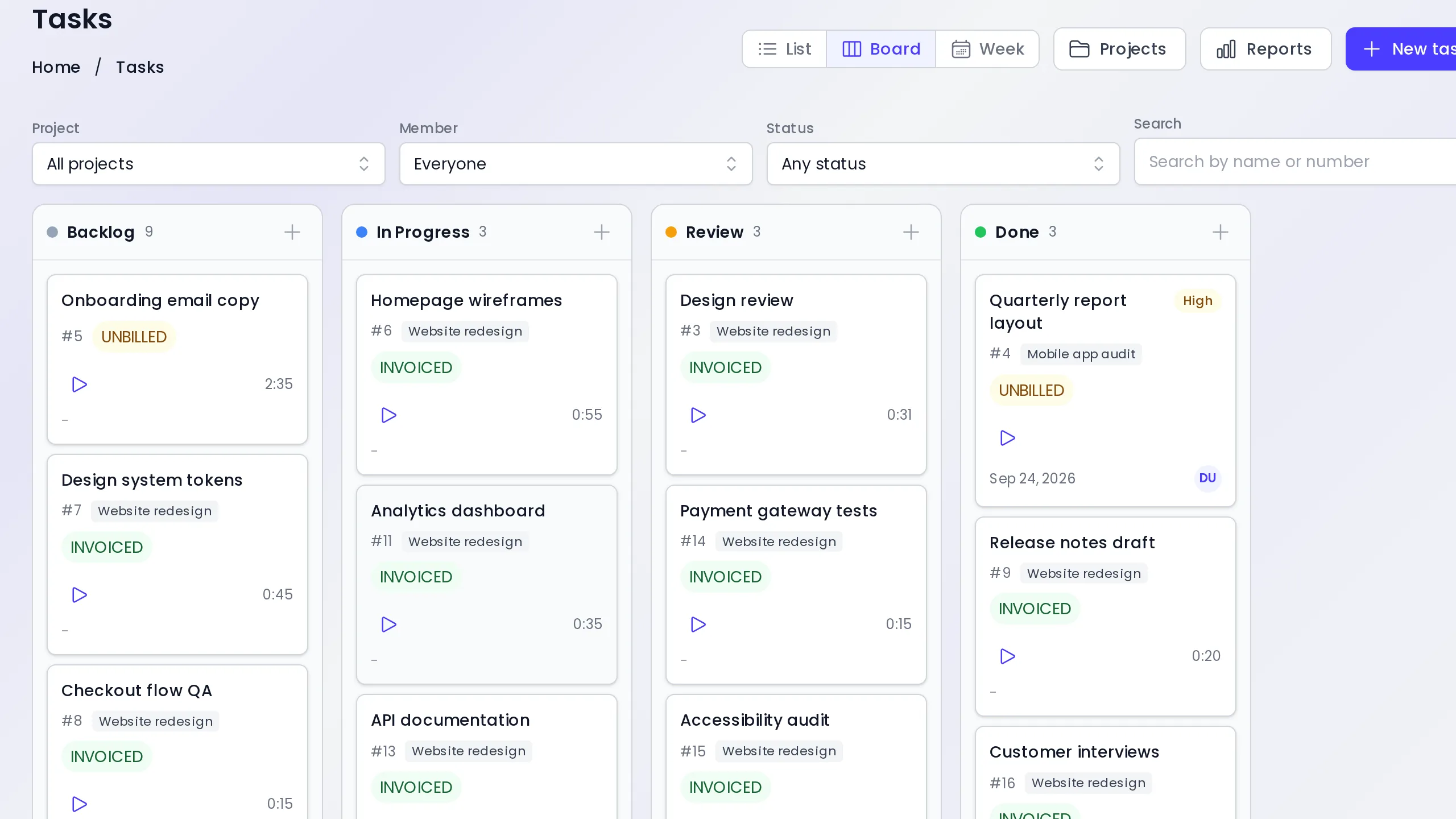 Tasks and Projects cover