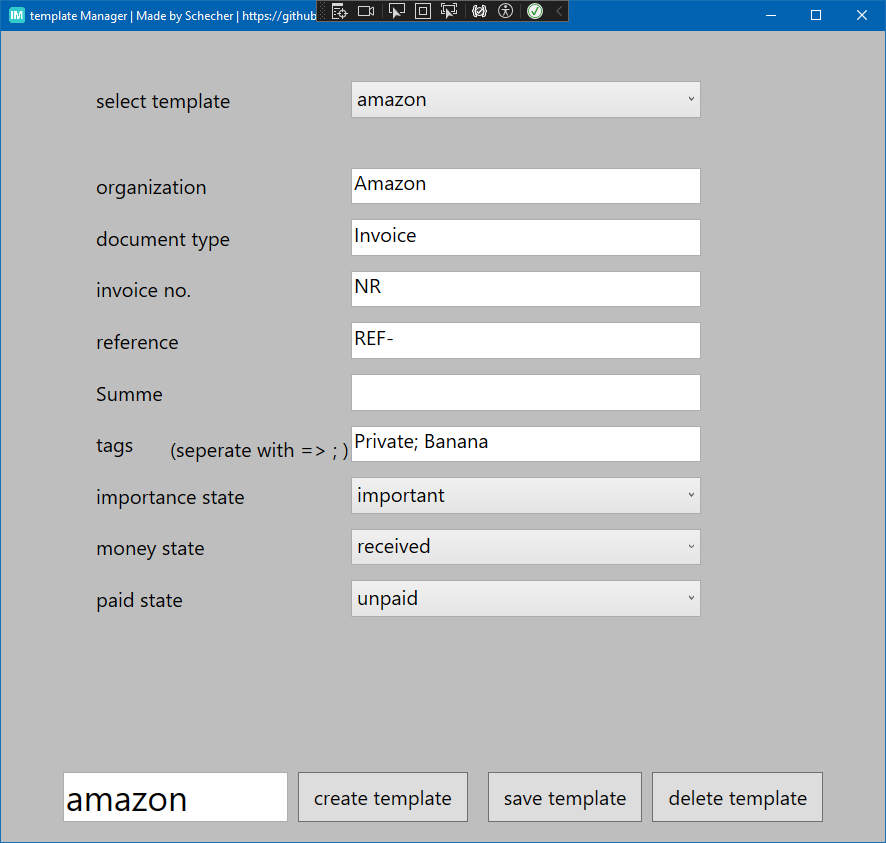 Invoice-Template-Manager