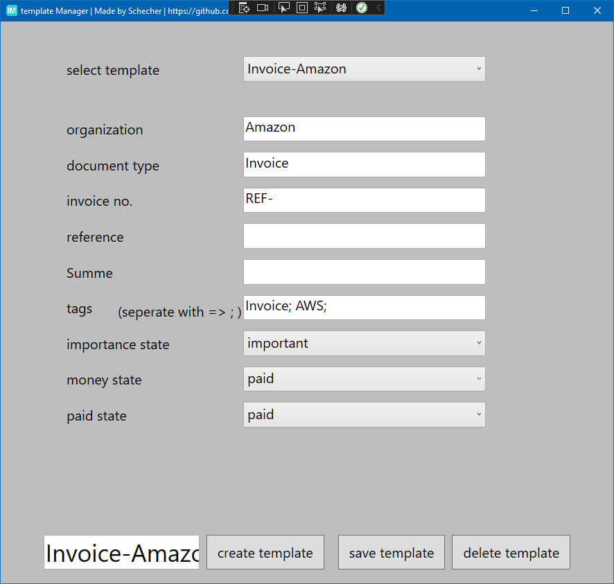 Invoice-Template-Manager