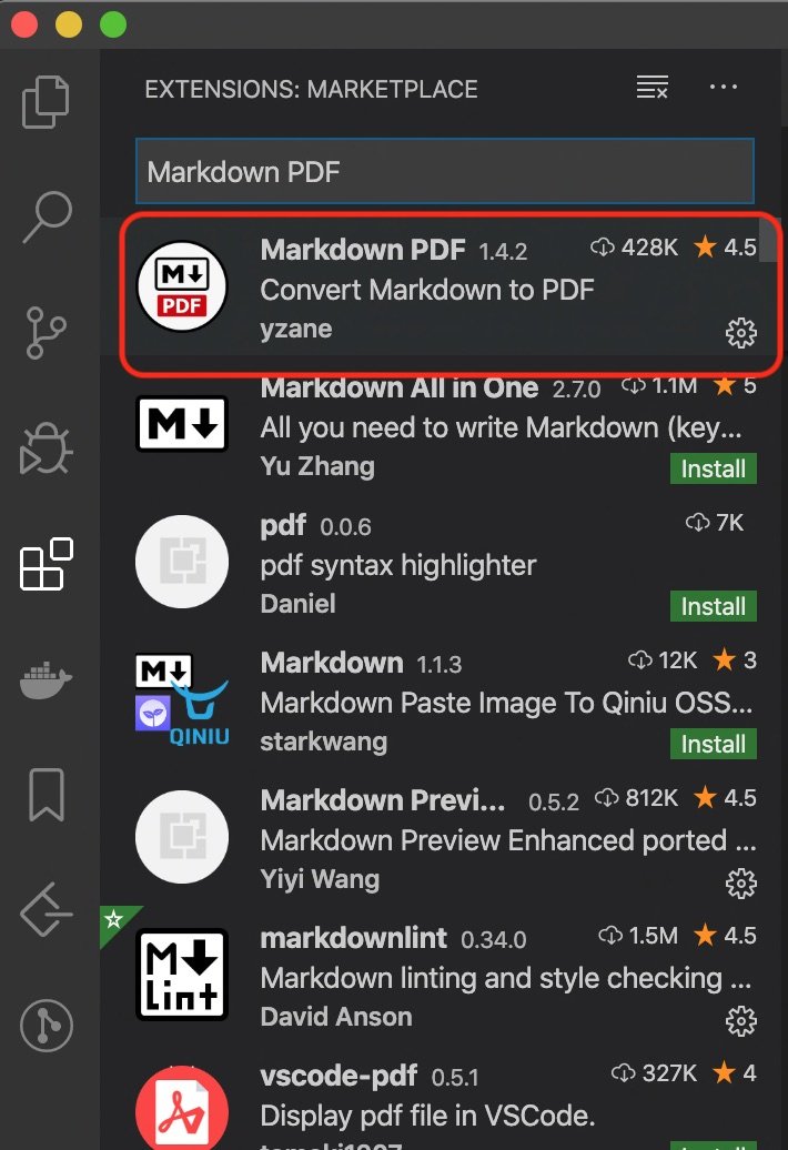 Markdown PDF插件安装