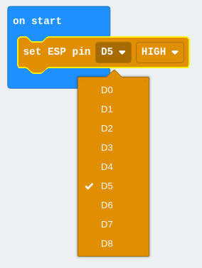 Set Digital Pin D5