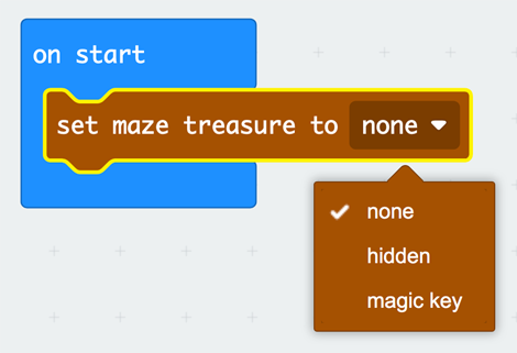 The set maze treasure block