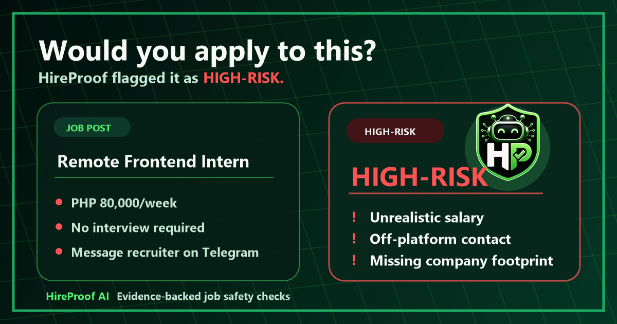 HireProof high-risk demo preview