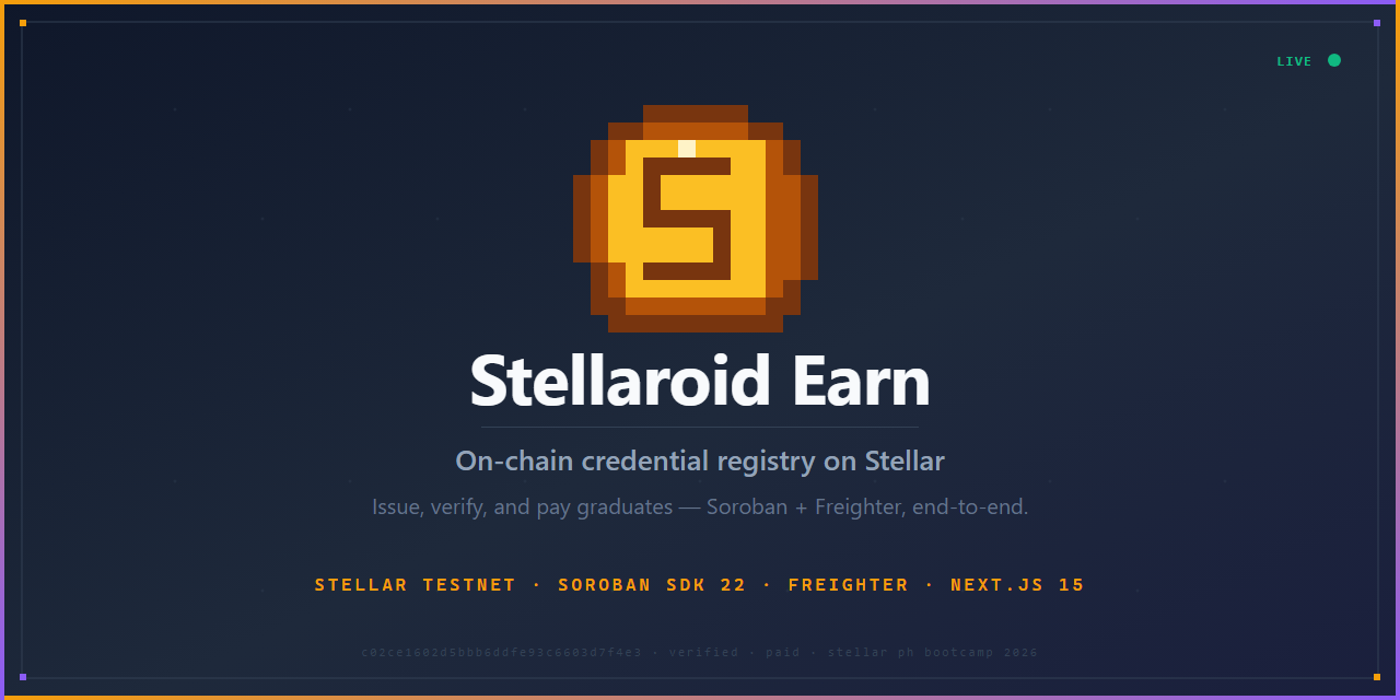 Stellaroid Earn