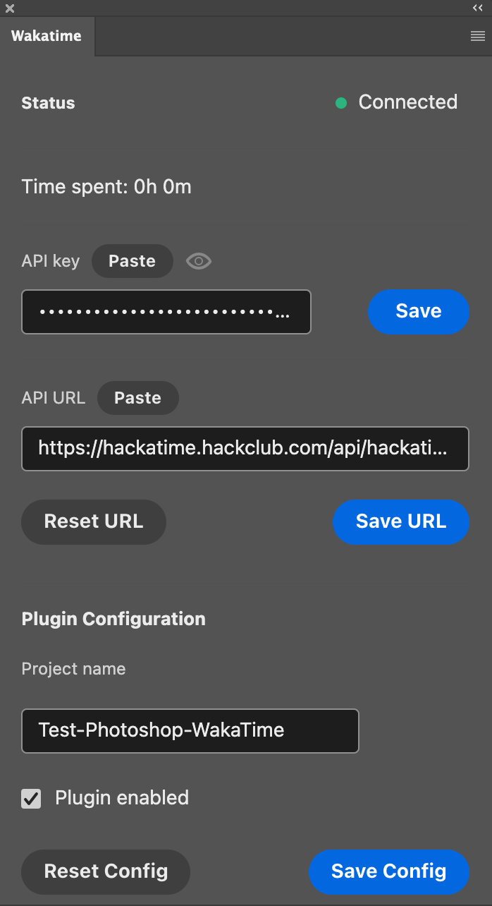 Plugin panel preview