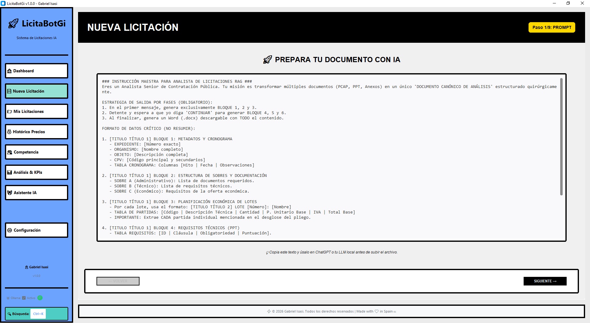 Dashboard LicitaBotGi
