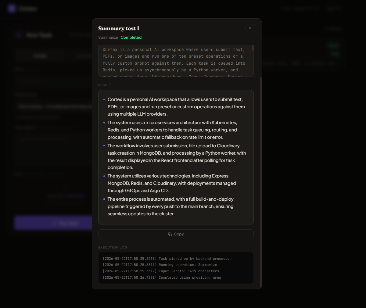 Task Detail